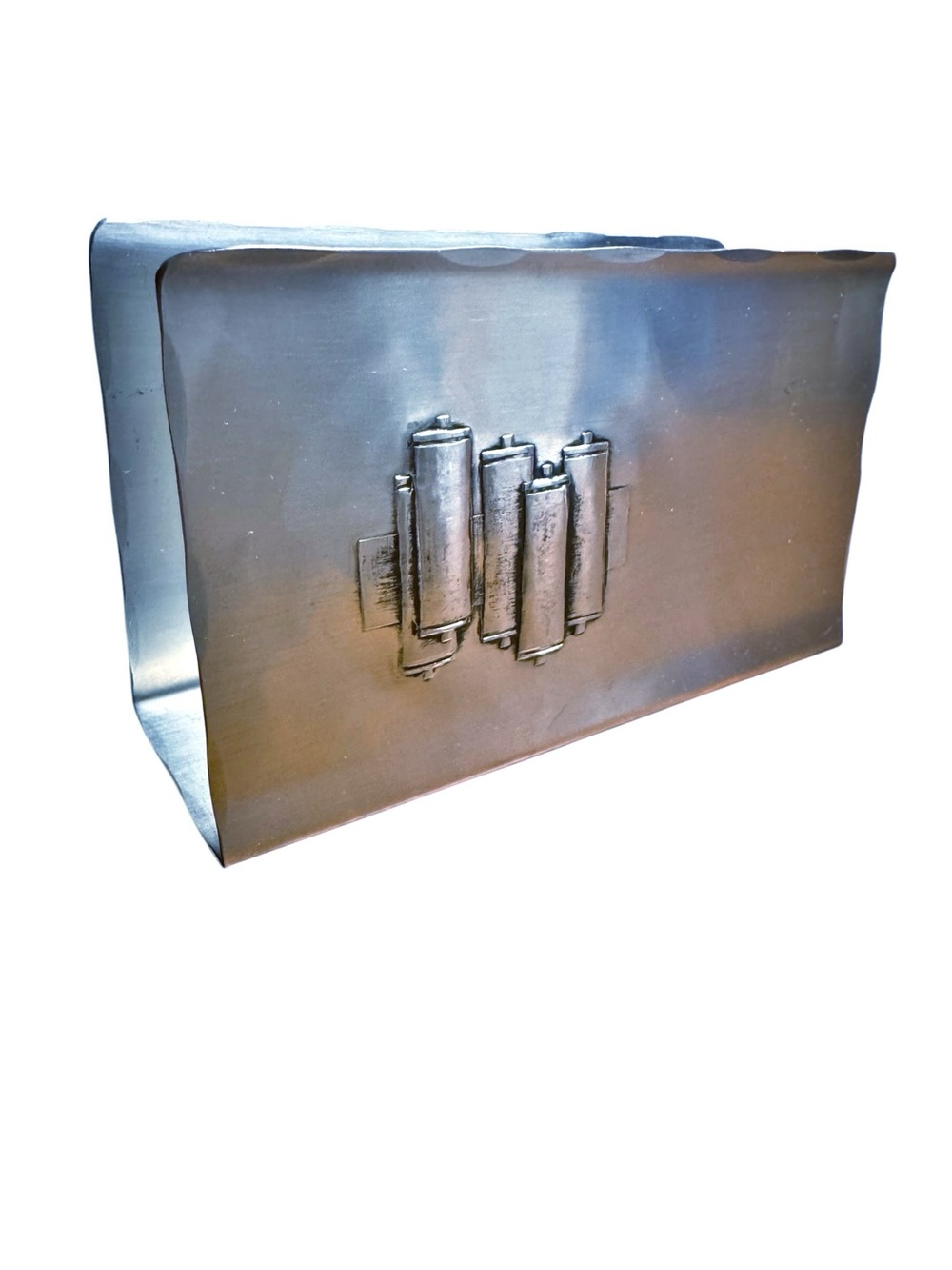 Wendell August Forge 1964 Steel Ingot Gary Works Aluminum Letter Mail Holder
